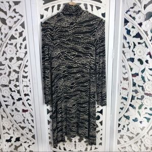 Maeve Turtleneck Swing Dress